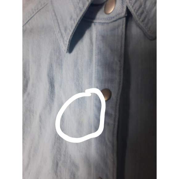 Chicos Design Light Wash Denim Jacket - Picture 11 of 11